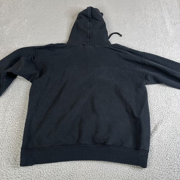 Thrasher Magazine Sweatshirt Mens M Black Flames Sweater Y2K Punk Emo Skater - Picture 3 of 14